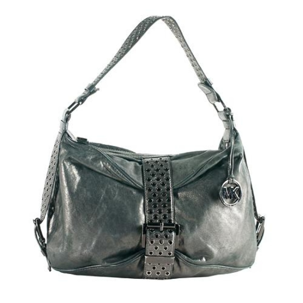 NEW Michael Kors Heidi Grommet Large Shoulder Bag